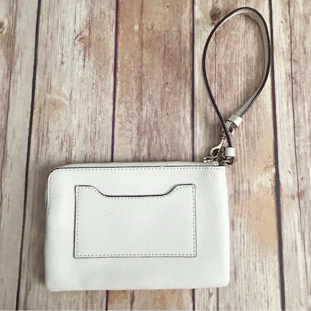 Coach Ivory Wristlet